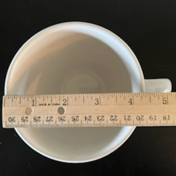 Shonfeld’s Wide Top Tea  Cup Mug w/ Word “Tea” in Stylized Font - Picture 5 of 5